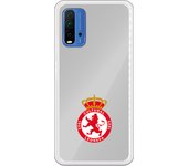 Funda original compatible con Xiaomi Redmi 9T/Pocophone M3 - Cultural Leonesa escudo fondo gris