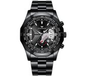 Luxury Men's Watches Stainless Steel Band Fashion Waterproof Quartz Watch For Man Calendar Male Clock Reloj Hombre FNGEEN S001