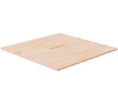 vidaXL Tablero de mesa cuadrada madera de roble sin tratar 70x70x1,5cm