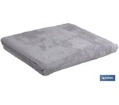 Cofan Toalla de Baño Perlan Gris Perla 100% Algodon 580 G/m² 100 X 150 Cm 1 UNIDAD