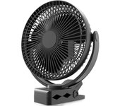 Ventilador portátil recargable de 10000mAh, clip with cateria de 8 pulgadas, USB ventilador, 4 velocidades, flujo de Aire Fuerte, abrazadera resistant para escritorio de Oficina Golf Car Outd