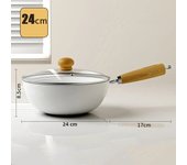 Non-Stick Pan Ceramic Frying Pan Wok Pan Home Steak Skillet Pancake Fried Induction Cooker Gas Stove Special Saucepan Nonstick