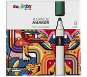 UNIVERSAL ROTULADOR CARIOCA PLUS ACRILICO 8 COLOR SURTIDO CAJA PREMIUM CARIOCA PLUS 3x15x15 Cms.