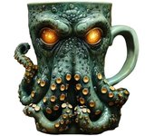 Jarra de cerveza pirata inspirada en Cthulhu, diseño 3D de pulpo/kraken, taza de cerveza vikinga pirata medieval para bar, restaurante, hogar, fiesta temática, regalo para hombres y mujeres