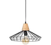 Factory Cuadros Lámpara Colgante Benny Diámetro 37,5 Cm Varillas Metal Negro