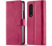 Leather Wallet Case For Samsung Galaxy Z Fold 6 5 4 3 5G Fold6 Fold4 Cards Pocket Folding Flip Book Cover Shockproof Bag Coque