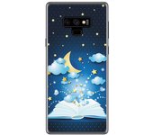 Tumundosmartphone Funda Gel Tpu para Samsung Galaxy Note 9 Diseño Libro Cuentos Dibujos