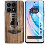 Funda Silicona para Huawei Honor X8a diseño Madera 11 Dibujos