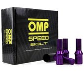 Set Tuercas OMP 27 mm Violeta 20 uds M12 x 1,50