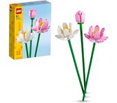 LEGO Creator Flores de Loto, Kit de Maquetas de Ramos 40647 edad +8 años 24L40647