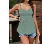 Plus Size Elegant Slingback Cami Top - Semi-Sheer, Solid Color, Strapless, Slight Stretch Polyester Fabric, Perfect for Spring a