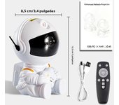 Proyector De Estrellas Luz De Noche Galaxia Astronauta Nebulosa LED Para Decoración De Habitación Y Regalo Para Niños Lámpara De Techo Estelar Cisne