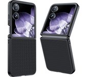 For XIAOMI MIX Flip Phone Case Fiber Pattern Leather Anti-Fall Ultra-Thin Leather Case For MI MIXFlip Protective Case