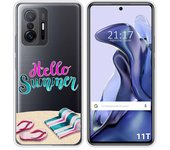 Funda Silicona Transparente para Xiaomi 11T 5G / 11T Pro 5G diseño Summer Dibujos
