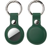 For Apple Airtags Keychain Case Cover Waterproof Key Chain Ring PU Anti-lost Luggage tag Accessories Key For Airtag Bumper Shell