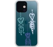 Funda compatible con iPhone 13 Mini - Atrapasuenos corazones