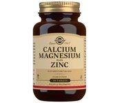 Solgar - Calcio y Magnesio con Zinc Comprimidos - Envase de 100 cápsulas/250 cápsulas