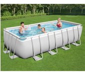 Bestway Power Juego de Piscina Rectangular de Maple 488x244x122 cm
