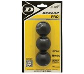 Bolas Squash Dunlop PRO Blíster X3 Bolas - Alta Calidad