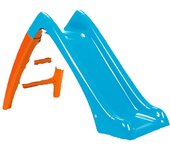 FEBER - Slide, Tobogán pequeño con rampa de 107 cm, para niños preescolares de 1 a 5 años,azul y rojo,resistente a la luz y cambios de temperatura,de fácil montaje FAMOSA (800009593)