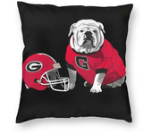Home Pillowcase Office Decor Cushion Cover English Bulldog Print Pattern