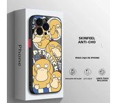 Pokemons Snorlax Psyduck Phone Case For Apple iPhone 15 14 13 12 11 XS Mini Pro Max XR X Matte Frosted Translucent Cover