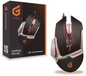 Mouse raton gaming conceptronic djebbel02b optico - usb - 4000dpi