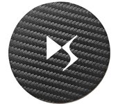 2 PCS Carbon Fiber PU Leather Water Cup Holder Pads For Citroen DS SPIRIT DS DS3 DS4 DS5 DS6 DS7 DS9 Auto Interior Accessories