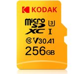 KODAK Micro SD 64GB 32GB Flash TF SD Card Class10 U3 V30 4K Memory Card 128GB 256GB For Phone Drone Camera