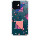 Funda compatible con iPhone 13 Mini - Geometric bluerose