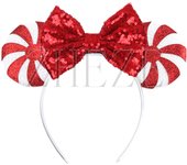 Nieuwe Christmas Mouse Ears Headband For Girls Women Hairband Santa Claus Festival Party DIY Hair Accessories Wholesales