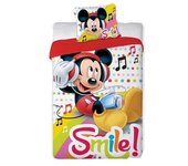 Funda Nórdica Mickey Mouse Smile 100% Algodón Cama 90 Sibiles 00396