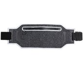 DFV mobile - Funda Riñonera Cinturon para Caminar Ciclismo Bici Moto Deporte para Samsung Galaxy A41 (2020) - GRIS