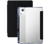 Tablet Case for Lenovo Tab M11 Case with Pen Holder Tri-fold PU Smart Leather Acrylic Back Protection Cover for Xiaoxin Pad 2024