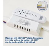 AC85-265V RF 2.4G Remote Palette Drive Phone APP Control LED Driver 12W-160W Lighting Transformer For Dual Colors Lamps