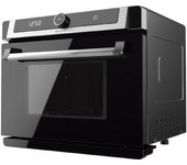 Cecotec 02219 horno de vapor Pequeño Negro Giratorio, Tocar