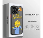Cartoon The Simpsons For Apple iPhone 15 14 13 12 11 mini XS XR X 8 7 Pro Max Plus Frosted Translucent Phone Case