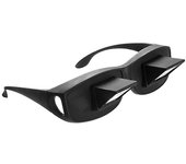 Gafas de Sol Negas con Ángulo de 90 Grados