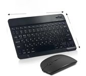 Bluetooth Wireless Keyboard Mouse For IOS Android Windows Tablet For iPad Air Mini Pro Spanish Korean Portugal Russian Keyboard