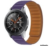 Magnetic Loop For Samsung Galaxy watch band 6/5 pro/4/Classic/active 2 20mm 22mm Silicone Belt bracelet huawei GT 2-2e 3-4 strap