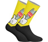 Jenes-Calcetines de caña larga estampados elásticos para Hombre-Mujer