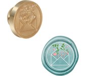 Swan Tulip Rose Starfish Lemon Pumpkin Moon Planet Wax Seal Stamp Removable Brass Head for Decorating Gift Envelopes Postcards