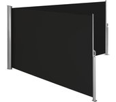 Tectake - Toldo lateral retráctil, Protección de privacidad hasta 6 m- 3 m por lado, 220 g/m², Separador de espacios, Tela de toldo impermeable, Aluminio, Enrollado automático, Protección del sol y viento, Toldo o biombo de exterior, Para terraza