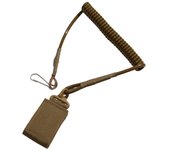 Anti-lost Elastic Lanyard Rope Spring Safety Strap Gun Rope For Key Ring Chain Flashlight Hunting Accessories
