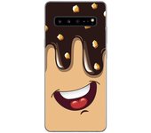 Tumundosmartphone Funda Gel Tpu para Samsung Galaxy S10 5G diseño Helado Chocolate Dibujos