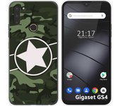 Funda Silicona para Gigaset GS4 diseño Camuflaje 01 Dibujos