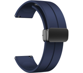 20mm 22mm Strap For Samsung Galaxy watch 4/5 pro/classic/gear s3/active 2 Sport Silicone Magnetic Buckle For Huawei GT 2 3 band