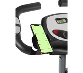 Tawis Soporte movil Bicicleta estatica Universal valido para Smartphones de hasta 7.5" de Pantalla Soporte movil para Bici Spinning sujeta movil eliptica sujeta movil Cinta Correr Negro