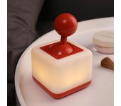 Lámpara de noche con interruptor para dormitorio, recargable por USB, 2 Modos de Luz, Juguetes antiestrés, Luz Nocturna con ajustado retardado, color Rojo