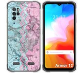 Funda Silicona para Ulefone Armor 12 5G diseño Mármol 08 Dibujos